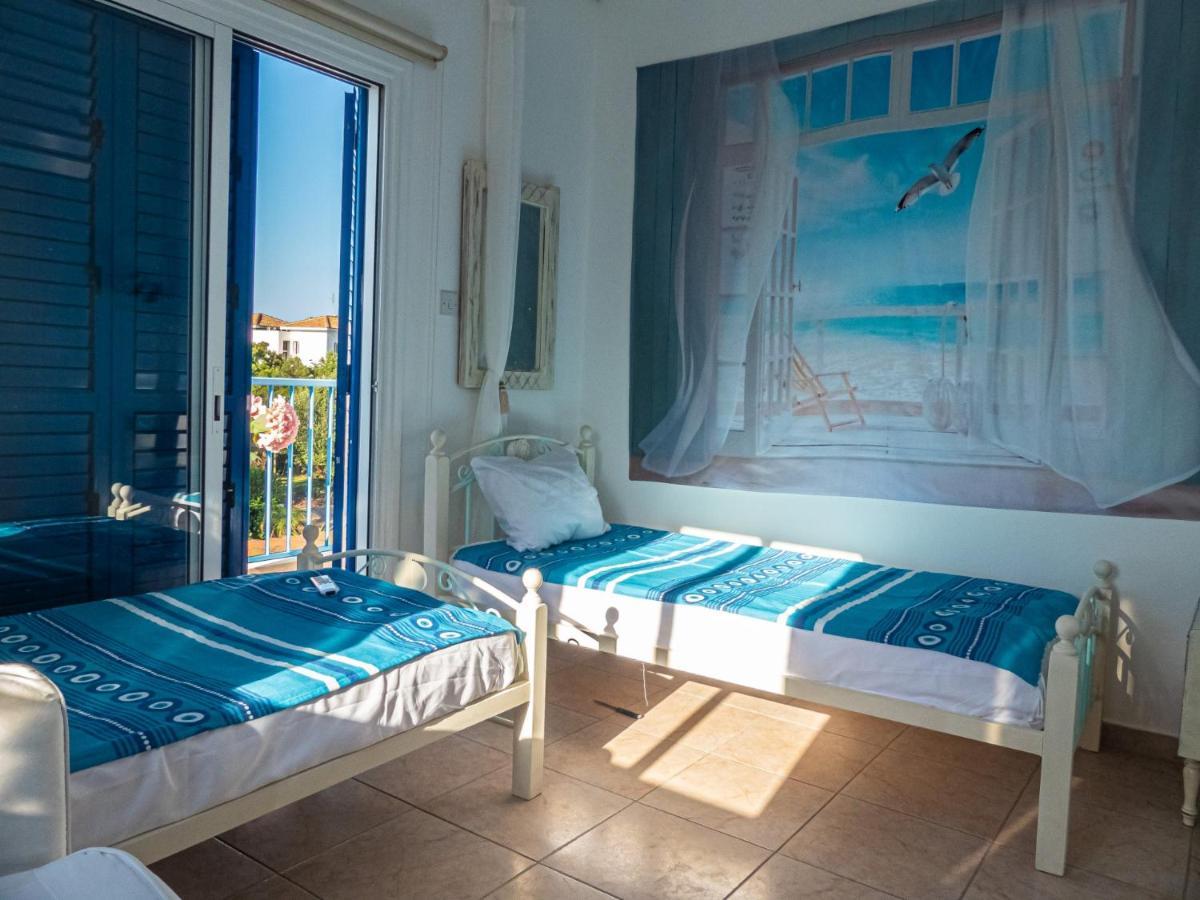 Greek Island Style 2 Bedroom Villa With Pool Next To The Sea Larnaca Ngoại thất bức ảnh